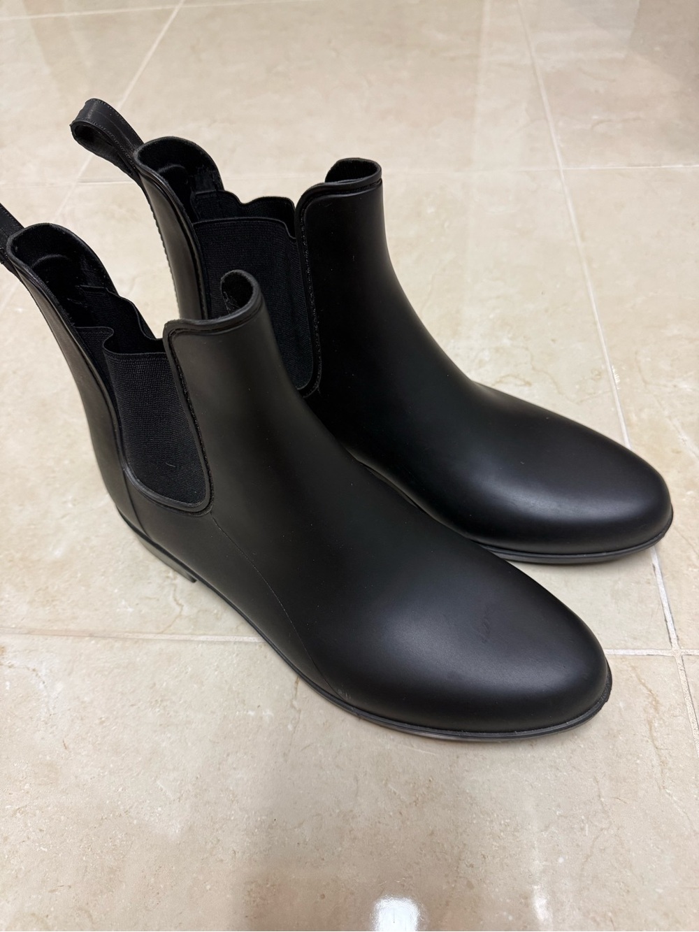 Women’s Black Chelsea Rain Boots